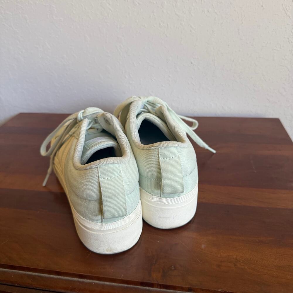 Adidas Bravado 2.0 Platform Light Green White Lace Up Casual Sneaker Womens 8 - Picture 4 of 7